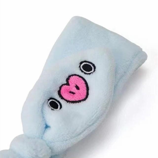 送料無料 BTSグッズ ヘアバンド リボン ビーティー21 防弾少年団 BT21
