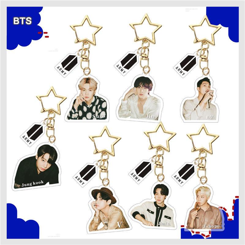 2番目半額 BTSグッズ 防弾少年団 バンタン キーリング アクリル