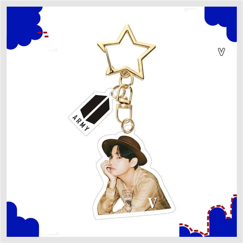 2番目半額 BTSグッズ 防弾少年団 バンタン キーリング アクリル