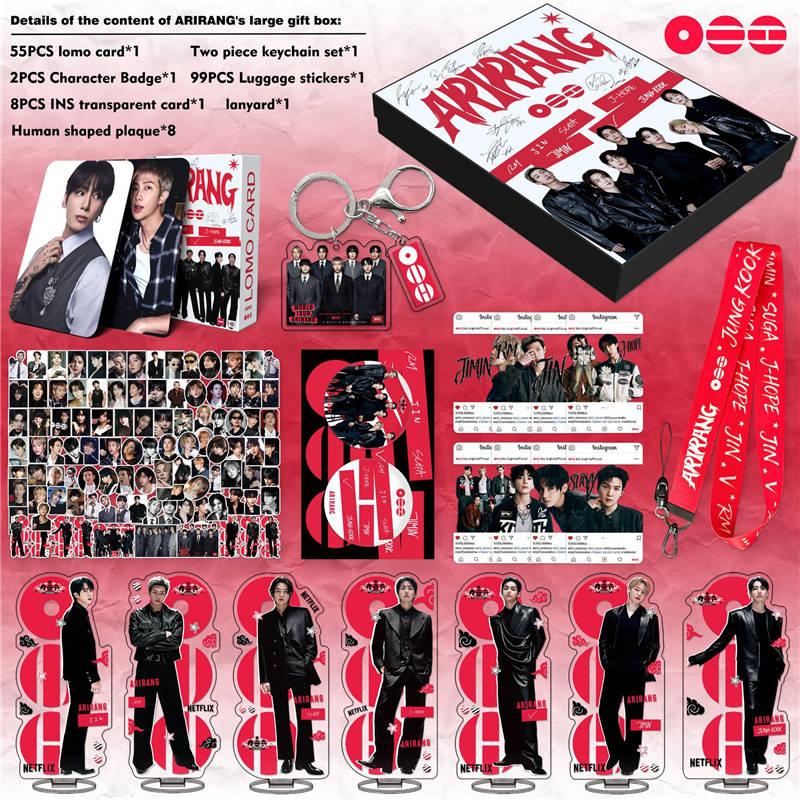 韓国BL feel the red 特典 トレカ セット BTSグッズ ARIRANG ギフトボックス フォトカード テープ セット