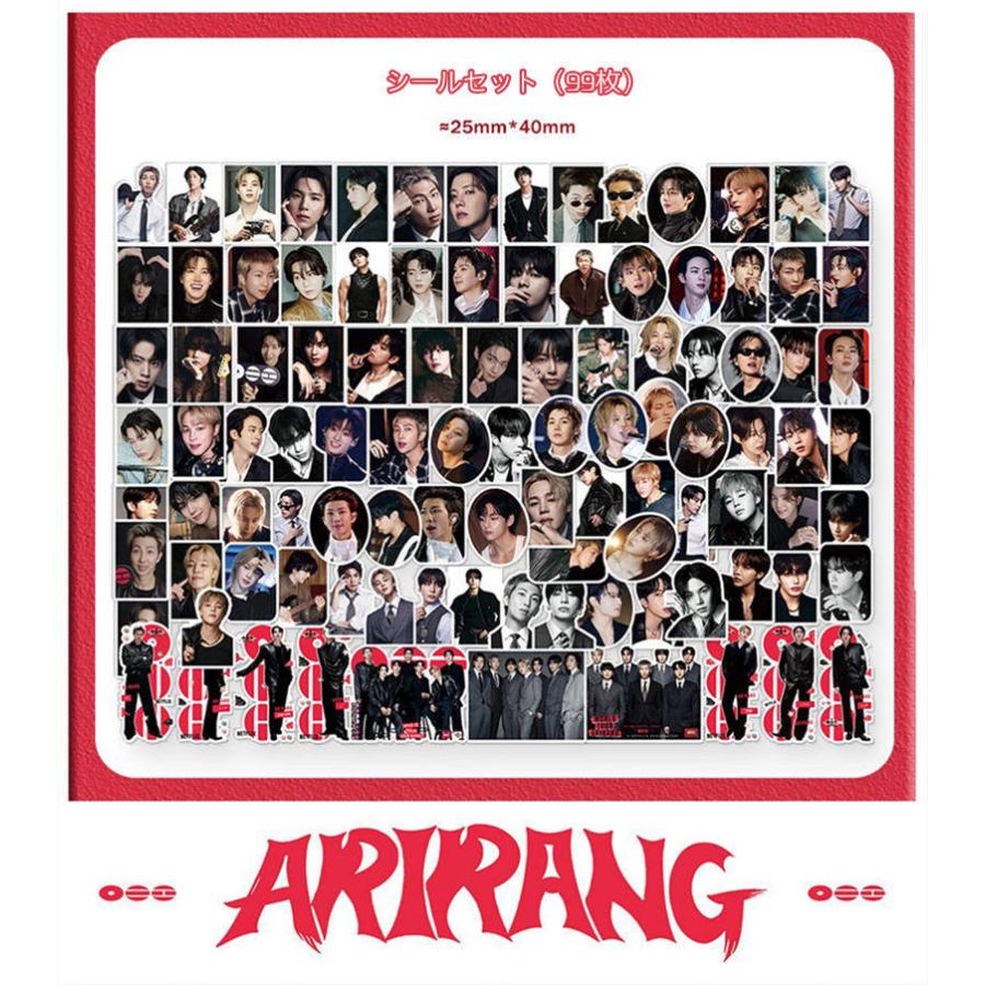 BTSグッズ ARIRANG ギフトボックス フォトカード テープ セット