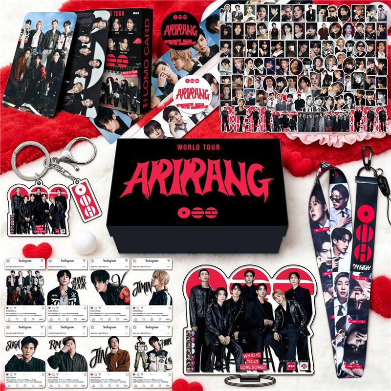 BTSグッズ ARIRANG ギフトボックス フォトカード テープ セット