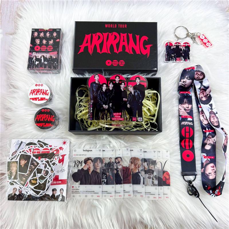 BTSグッズ ARIRANG ギフトボックス フォトカード テープ セット