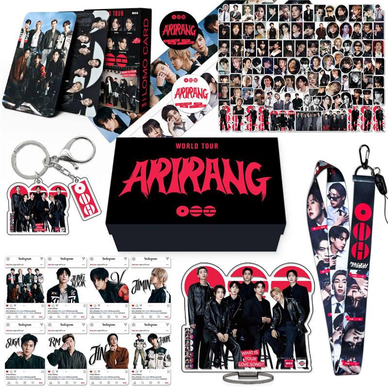BTSグッズ ARIRANG ギフトボックス フォトカード テープ セット