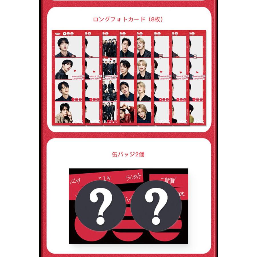 BTSグッズ ARIRANG ギフトボックス フォトカード テープ セット