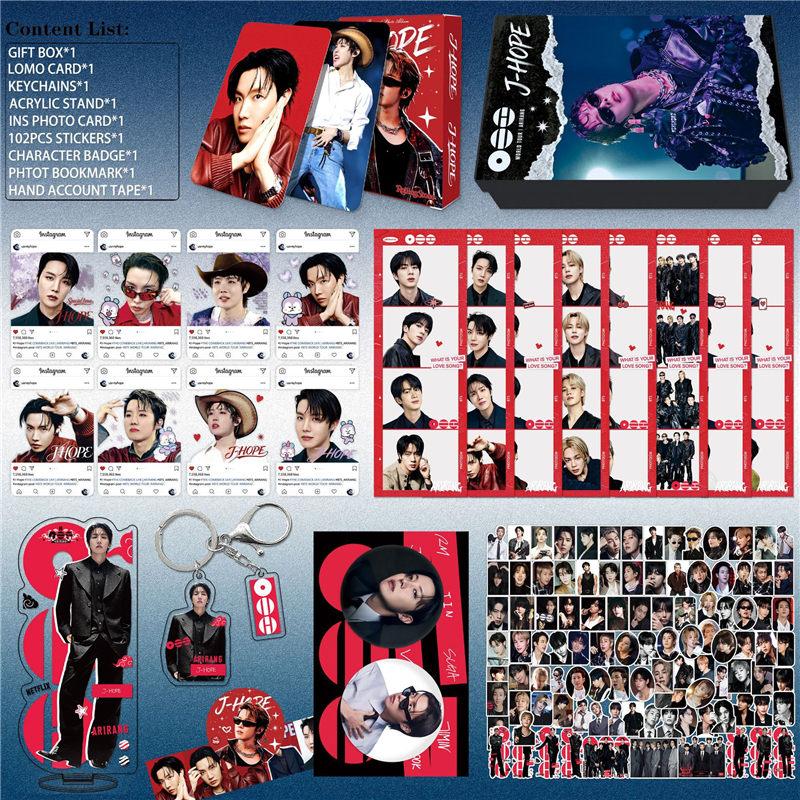 BTSグッズ ARIRANG ギフトボックス 個人メンバー フォトカード テープ