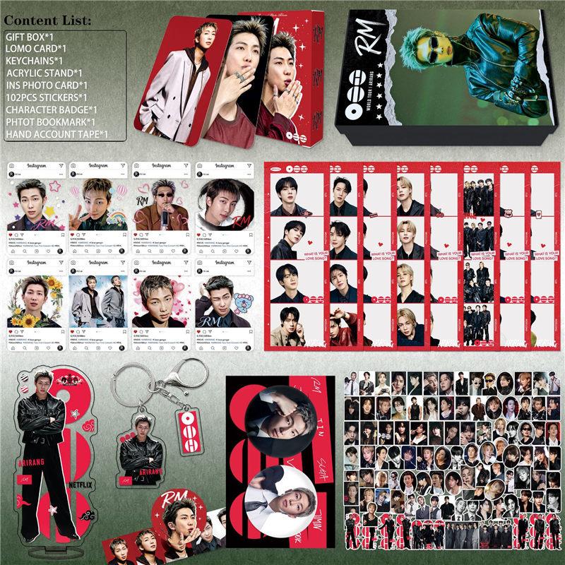BTSグッズ ARIRANG ギフトボックス 個人メンバー フォトカード テープ