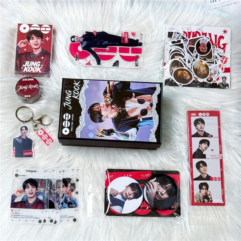 BTSグッズ ARIRANG ギフトボックス 個人メンバー フォトカード テープ