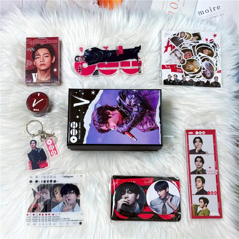 BTSグッズ ARIRANG ギフトボックス 個人メンバー フォトカード テープ