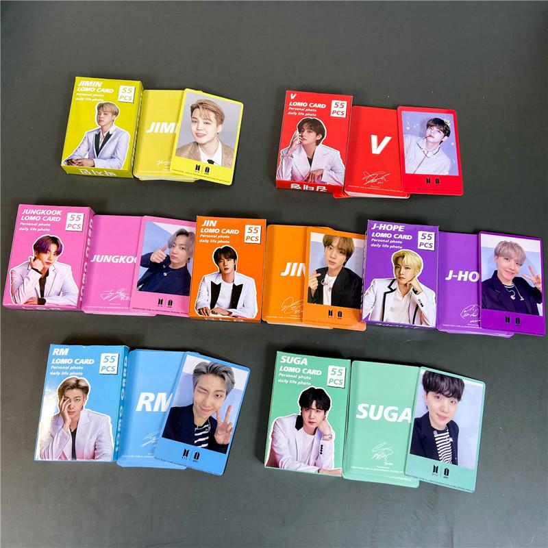 BTSグッズ フォト カード 55枚 セット トレカ 防弾少年団 BTSグッズ フォト カード 55枚 セット トレカ 防弾少年団