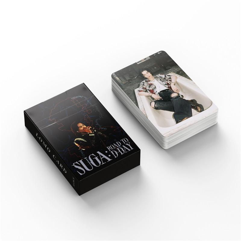 BTSグッズ SUGA フォト カード 55枚 セット Agust D トレカ BTSグッズ SUGA フォト カード 55枚 セット Agust D トレカ