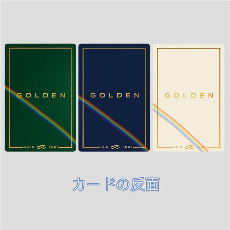 BTSジョングク⭐︎グク　golden 公式トレカ　５枚セット Jung Kookグッズ グク GOLDEN フォト カード 55枚 セット トレカ