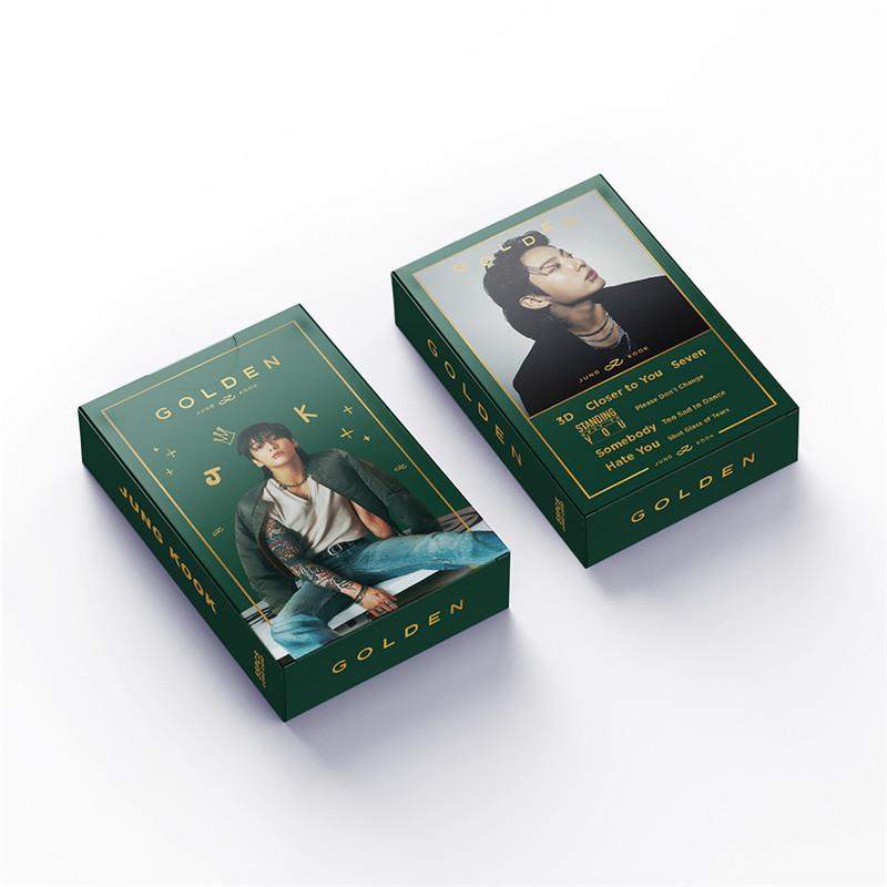 Jung Kookグッズ グク GOLDEN フォト カード 55枚 セット トレカ