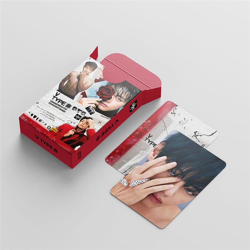 BTS V テテ フォトカード トレカ Vグッズ テヒョン フォト カード 55枚 セット トレカ テテ 写真 BTS