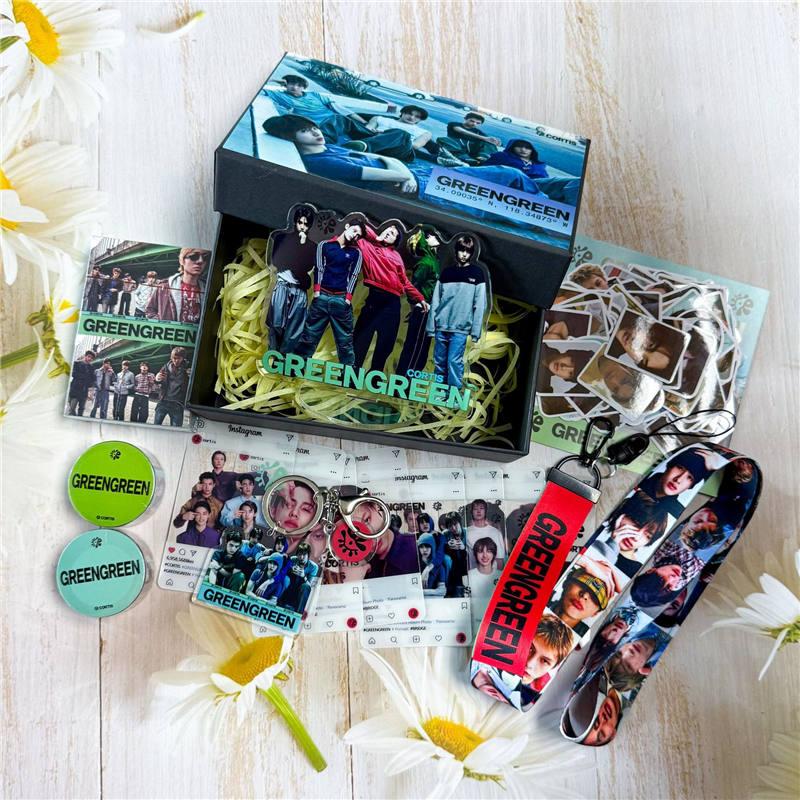 CORTISグッズ GREENGREEN ギフトボックス フォトカード テープ セット
