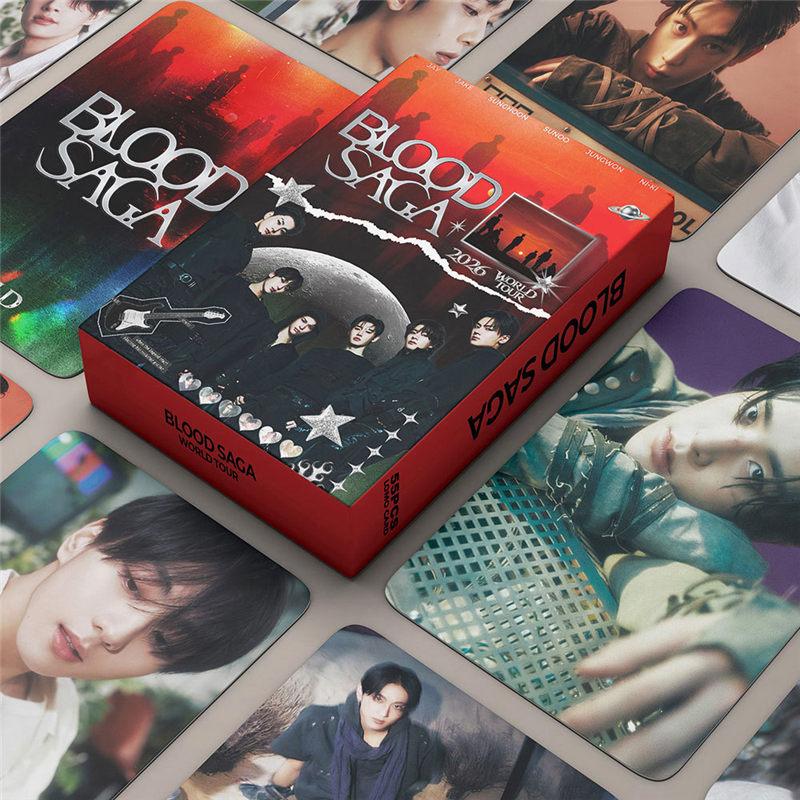 ENHYPEN BLOOD SAGA FCトレカ　エンジンカード　未使用　新品 Enhypenグッズ フォト カード 55枚 セット トレカ エンハイプン 写真