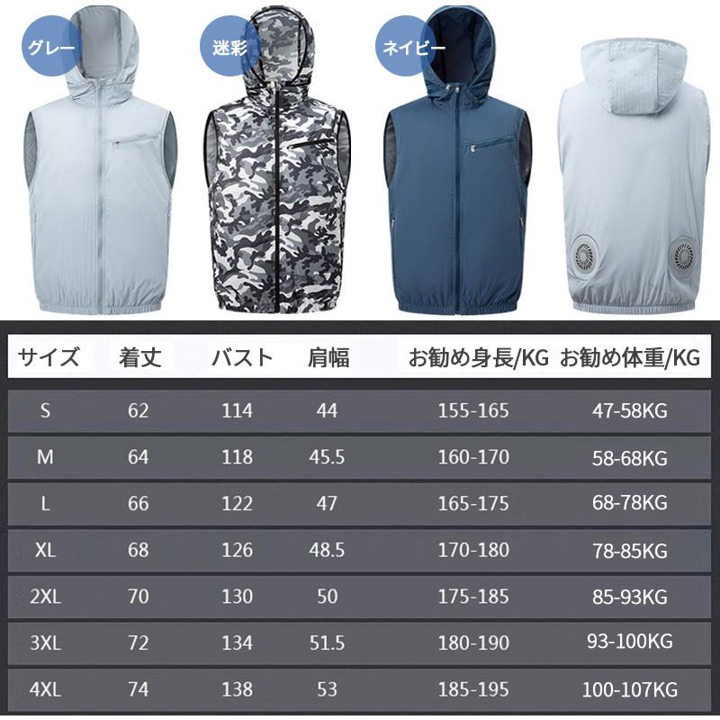 空調作業服 空調ベスト ワークマン ファン付き 大風量 ワークウェア