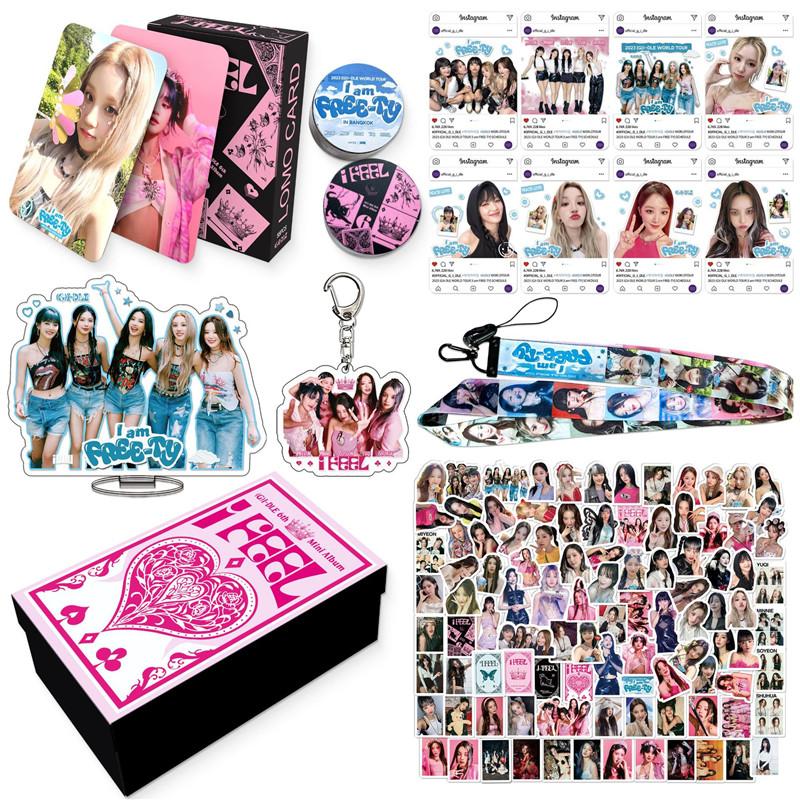 G)I-DLEグッズ ギフトボックス フォトカード I Feel テープ G)I-DLEグッズ ギフトボックス フォトカード I Feel テープ