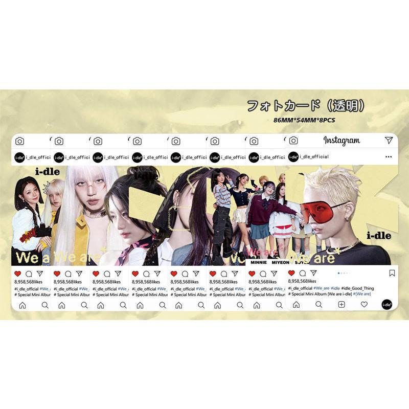 I-DLEグッズ ギフトボックス フォトカード We are テープ セット