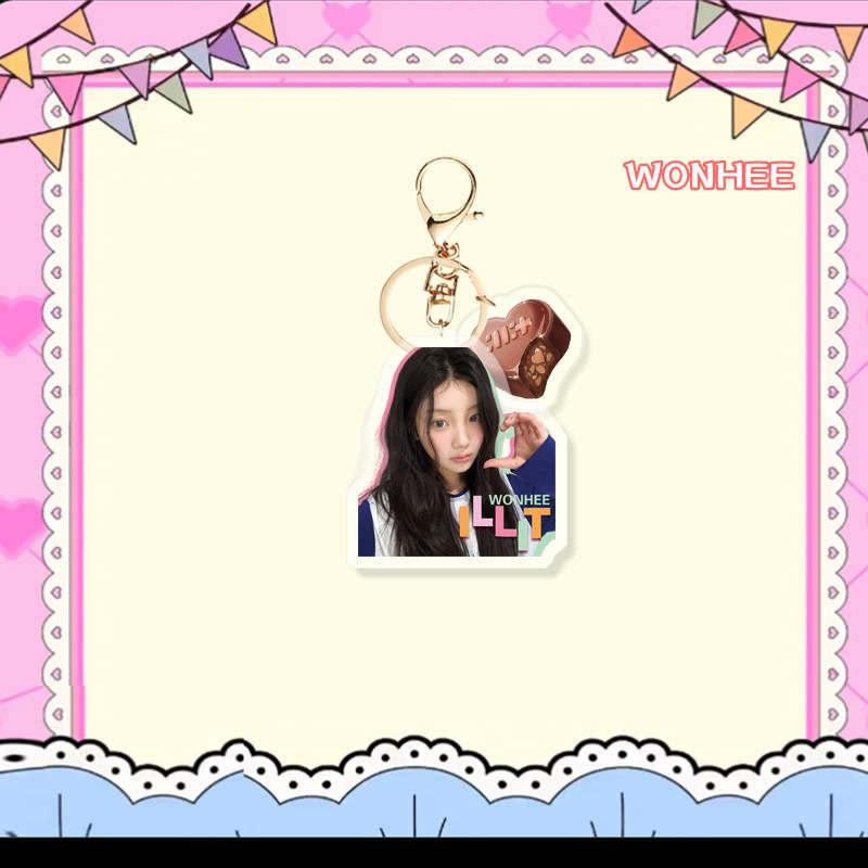 2番目半額 ILLITグッズ キーリング アクリル アイリット キーホルダー