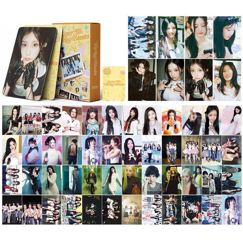 ILLITグッズ フォトカード 55枚 セット トレカ アイリット 写真 全員 フォトカード K-POP 韓国 アイドル TRIP LOG FUKUOKA 応援 小物 LOMOカード Wonhee Iroha |  | 01