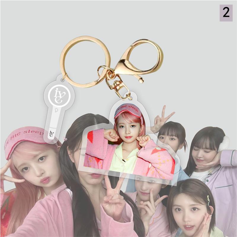 アイヴ アクリルキーホルダー 2番目半額 IVEグッズ キーリング プラスチック アイヴ