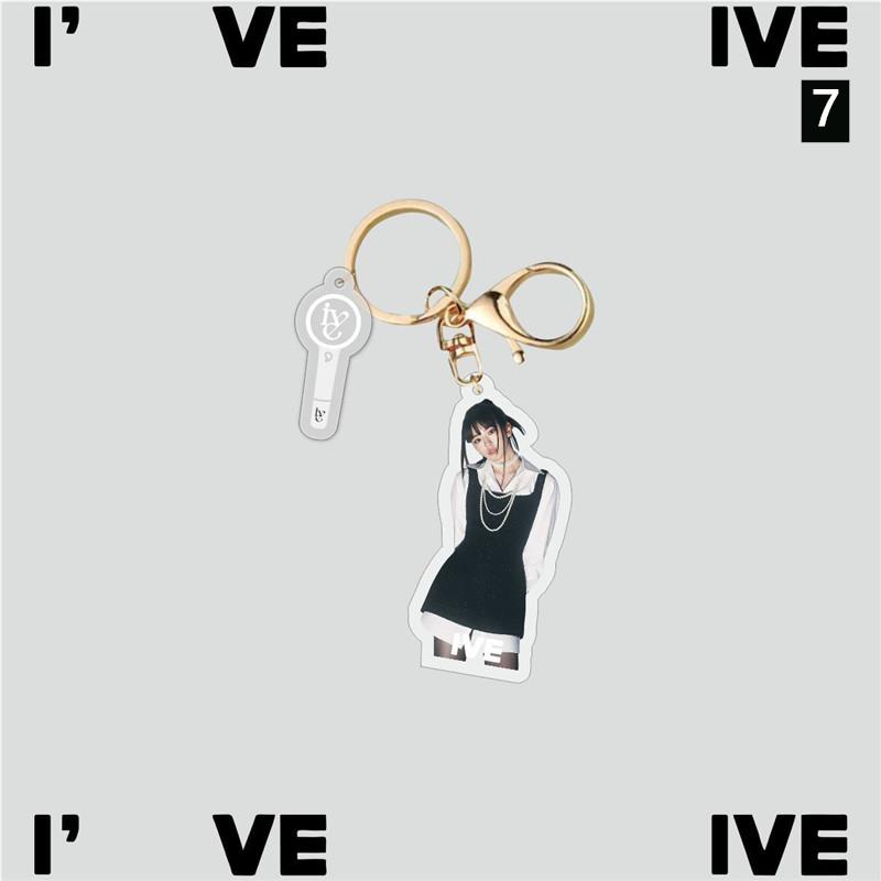2番目半額 IVEグッズ キーリング プラスチック アイヴ キーホルダー I