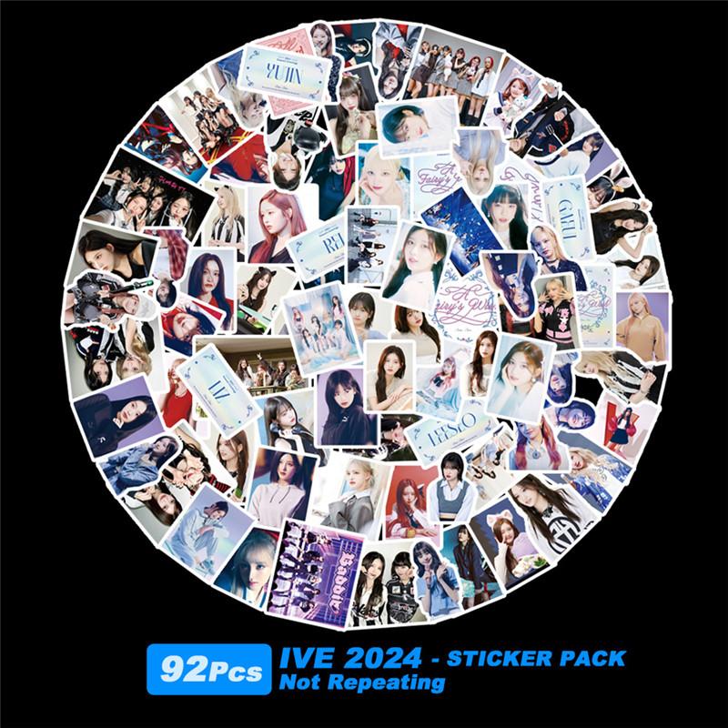 IVEグッズ シール シールセット 92枚 アイヴ A Fairy's Wish スティッカー 手帳 韓流 KPOP アイドル 写真 応援 小物 全員 DIVE LIZ YUJIN WONYOUNG | 