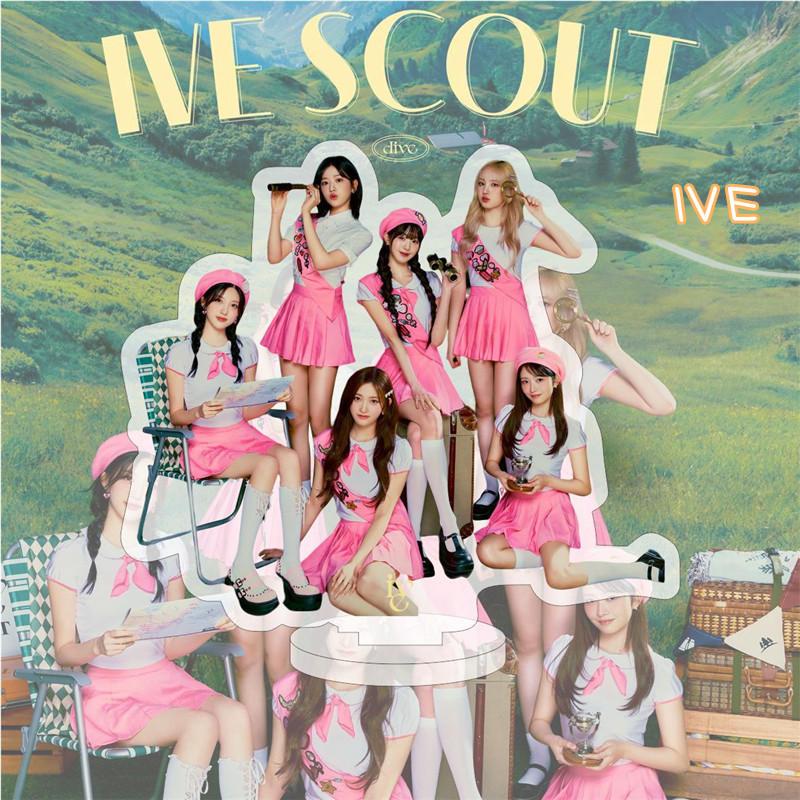 2番目半額 IVEグッズ アクリルスタンド IVE SCOUT 卓上 10cm