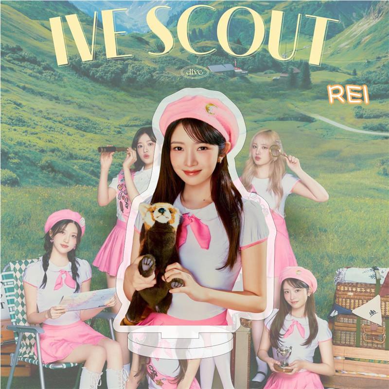 2番目半額 IVEグッズ アクリルスタンド IVE SCOUT 卓上 10cm アイヴ 両面印刷 ポスター 応援グッズ DIVE 人気 韓流 アイドル 写真立て ダイブ |  | 10