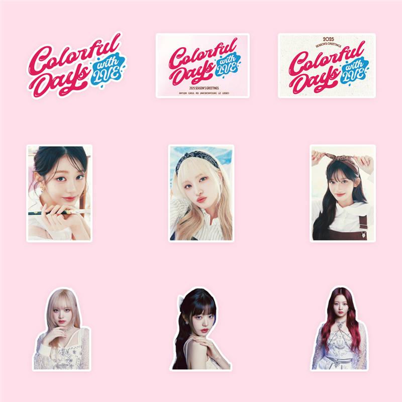 IVEグッズ シール シールセット 95枚 アイヴ 2025 Season's Greeting Colorful Days スティッカー 手帳 韓流 KPOP アイドル 写真 応援 小物 全員 DIVE ギフト |  | 02
