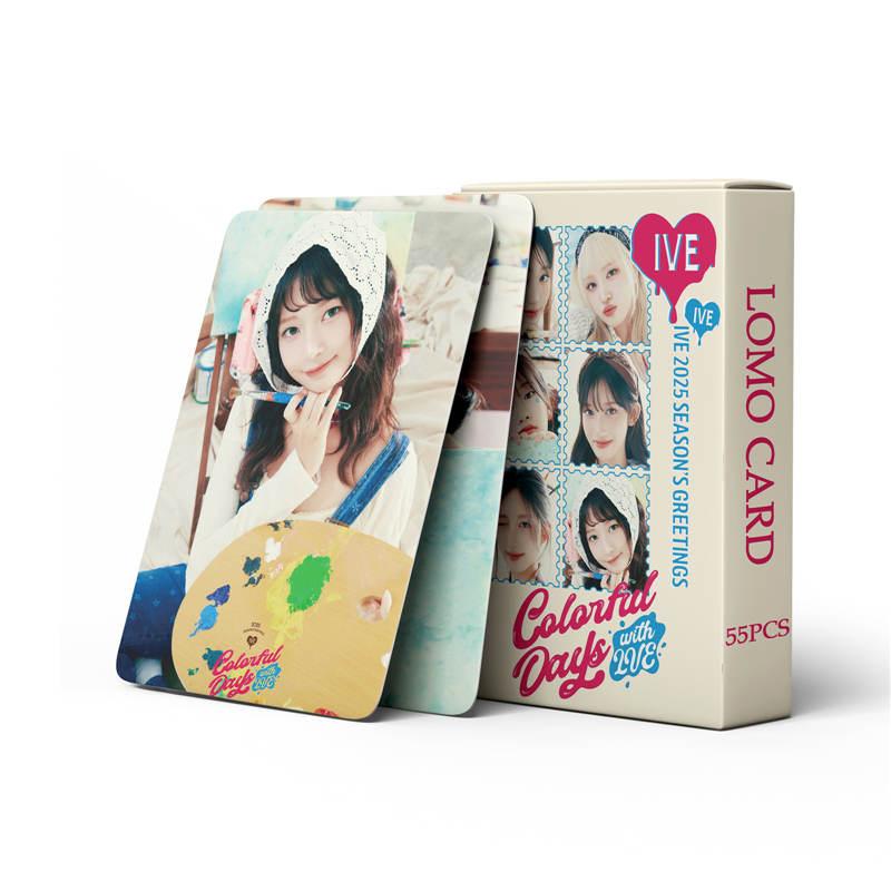 IVEグッズ フォト カード 55枚 セット トレカ アイヴ 写真 全員 フォトカード K-POP 韓国 アイドル Colorful Days with IVE 応援 小物 LOMOカード Wonyoung |  | 11