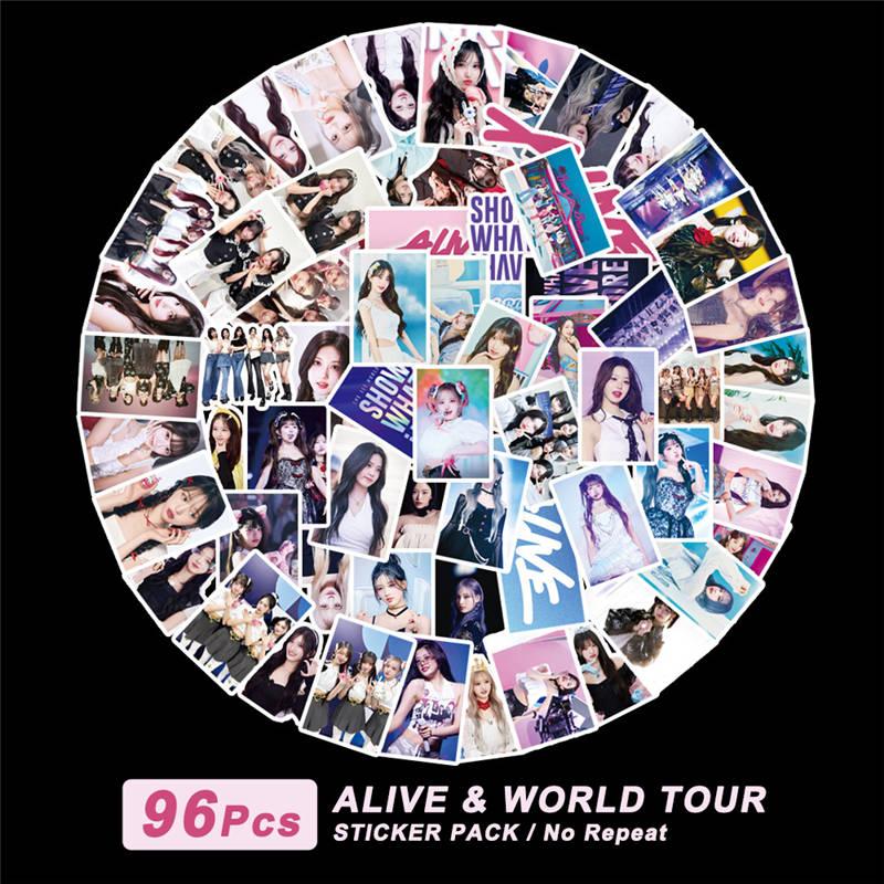 IVEグッズ シール シールセット 96枚 アイヴ ALIVE & WORLD TOUR ス