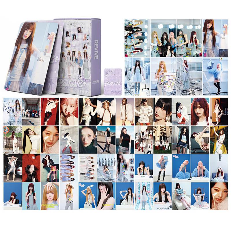 IVEグッズ フォト カード 55枚 セット トレカ アイヴ 写真 全員 フォトカード K-POP 韓国 アイドル REVIVE 応援 小物 LOMOカード BANG BANG WONYOUNG LIZ YUJIN |  | 01