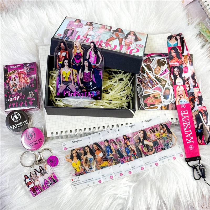 KATSEYEグッズ ギフトボックス フォトカード PinkyUP テープ セット