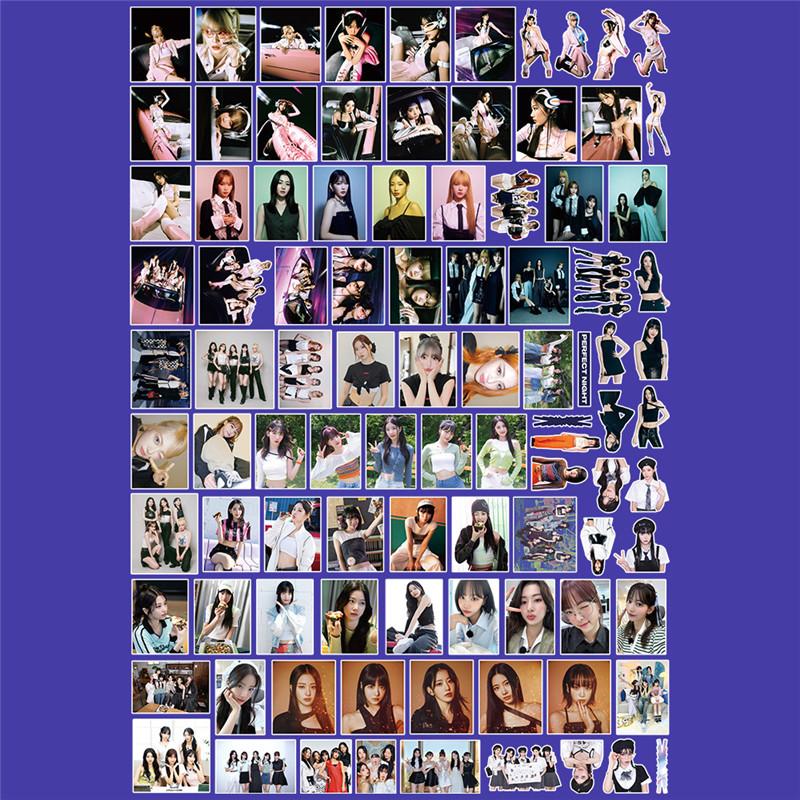 LE SSERAFIMグッズ シール シールセット 94枚 ルセラフィム Perfect Night スティッカー 手帳 韓流 KPOP アイドル 写真 応援 小物 全員 |  | 01