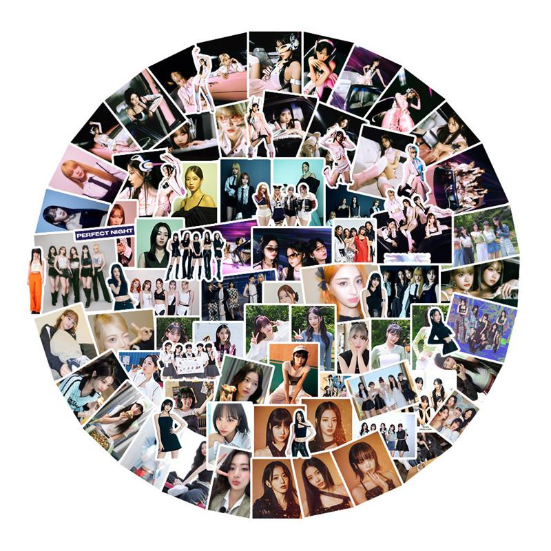 LE SSERAFIMグッズ シール シールセット 94枚 ルセラフィム Perfect Night スティッカー 手帳 韓流 KPOP アイドル 写真 応援 小物 全員 |  | 08