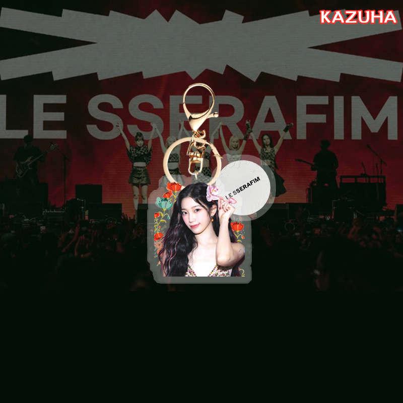 2番目半額 LE SSERAFIMグッズ キーリング アクリル ルセラフィム