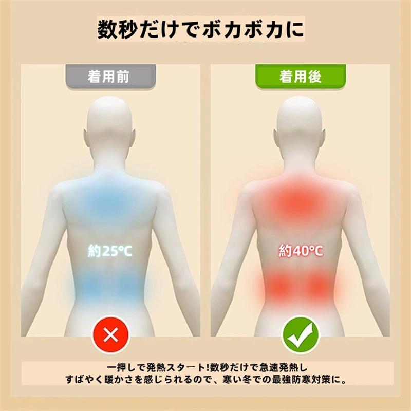 電熱ジャケット 25エリア発熱 発熱ジャケット 電熱ウェア バイク