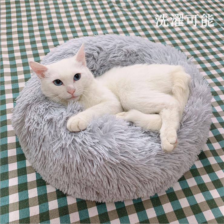 ペットベッド 直径60-70cm 中型犬 16色 ペット用品 ネコ ベッド 室内