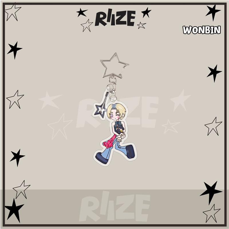RIIZE CD ペンライト　トレカ　アクスタ　キーリング 2番目半額 RIIZEグッズ キーリング アクリル ライズ キャラクター