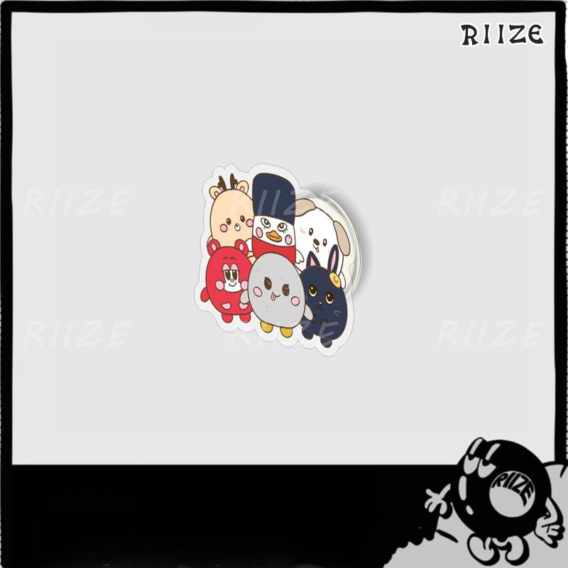 2番目半額 RIIZEグッズ スマホホルダー 携帯ホルダー アクリル ライズ キャラクター 貼り付け ホルダー グッズ アクセサリー スマホスタンド 伸縮可 小物 BRIIZE |  | 14