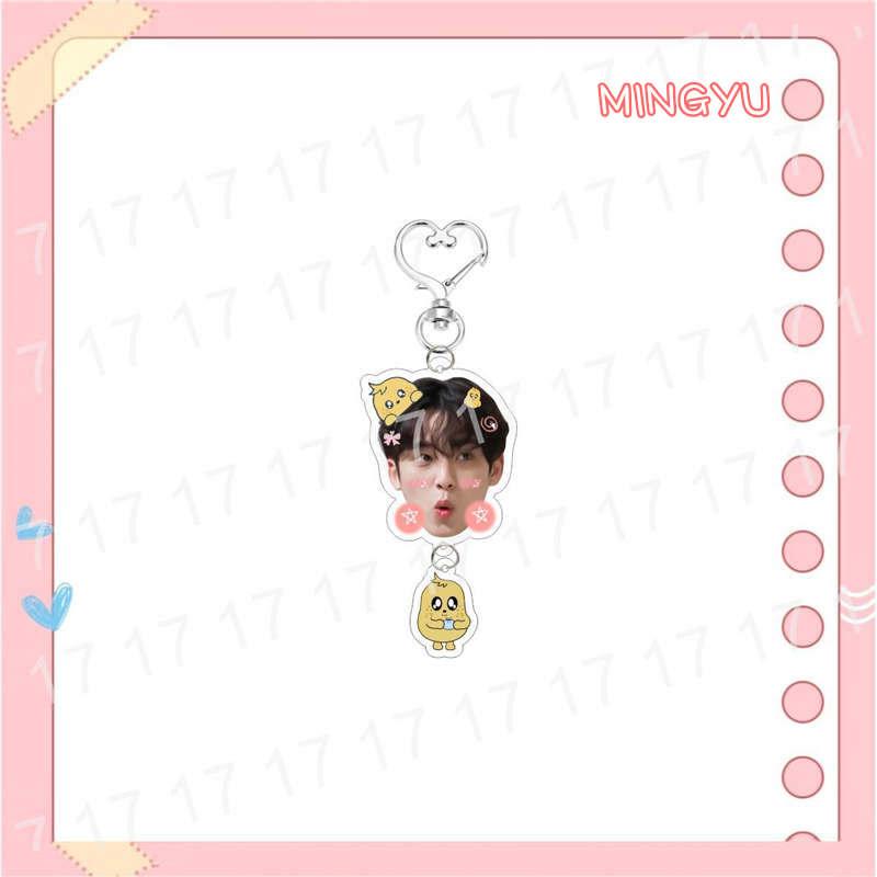 2番目半額 SEVENTEENグッズ キーリング アクリル セブンティーン