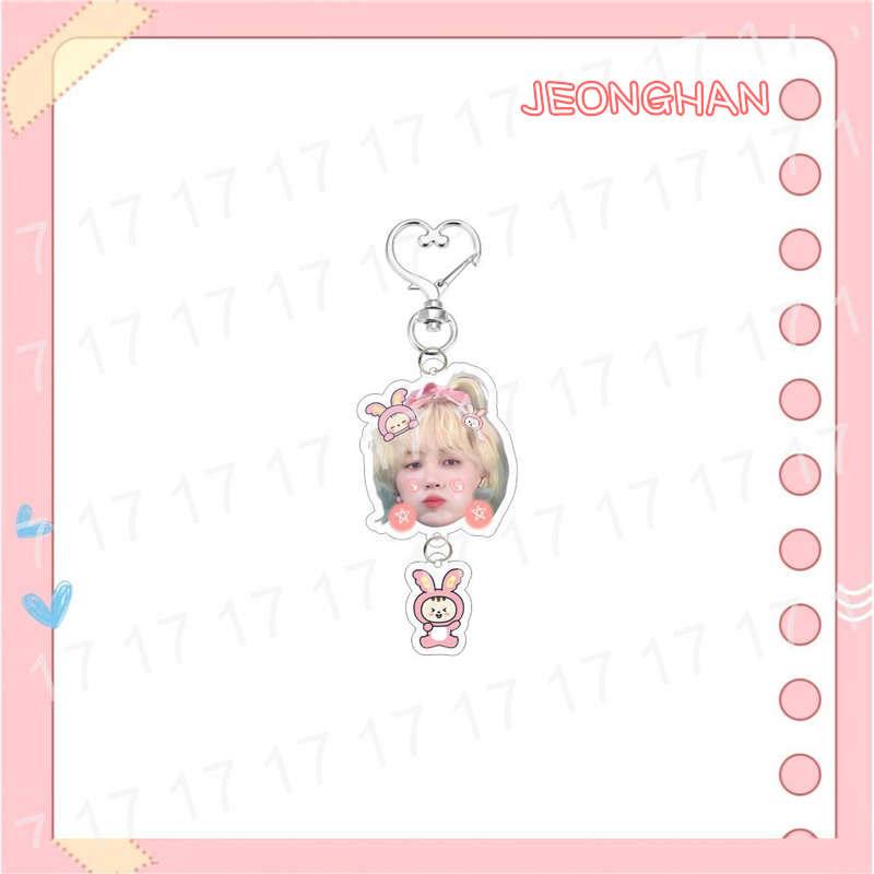 2番目半額 SEVENTEENグッズ キーリング アクリル セブンティーン