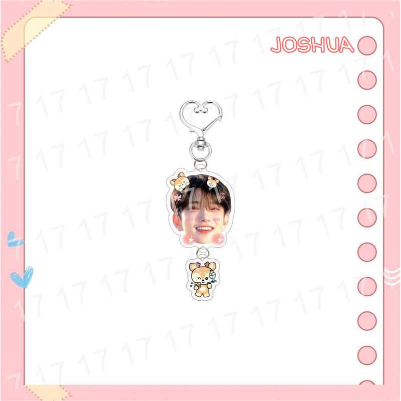 2番目半額 SEVENTEENグッズ キーリング アクリル セブンティーン