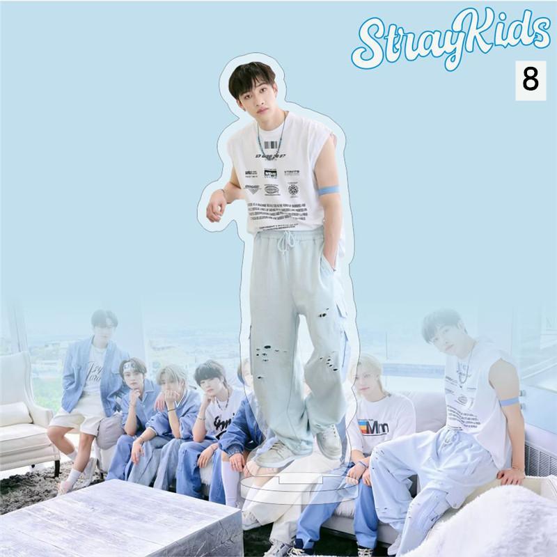 2番目半額 Stray Kidsグッズ アクリルスタンド写真立て 卓上 15cm