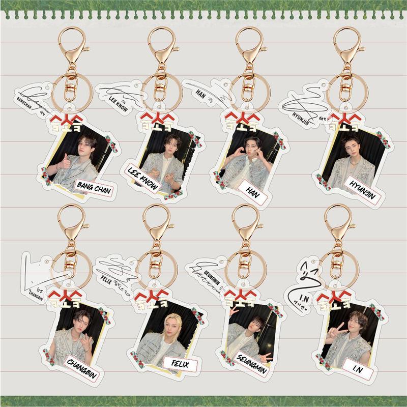 2番目半額 Stray Kidsグッズ アクリル キーリング SKZ ストレイキッズ