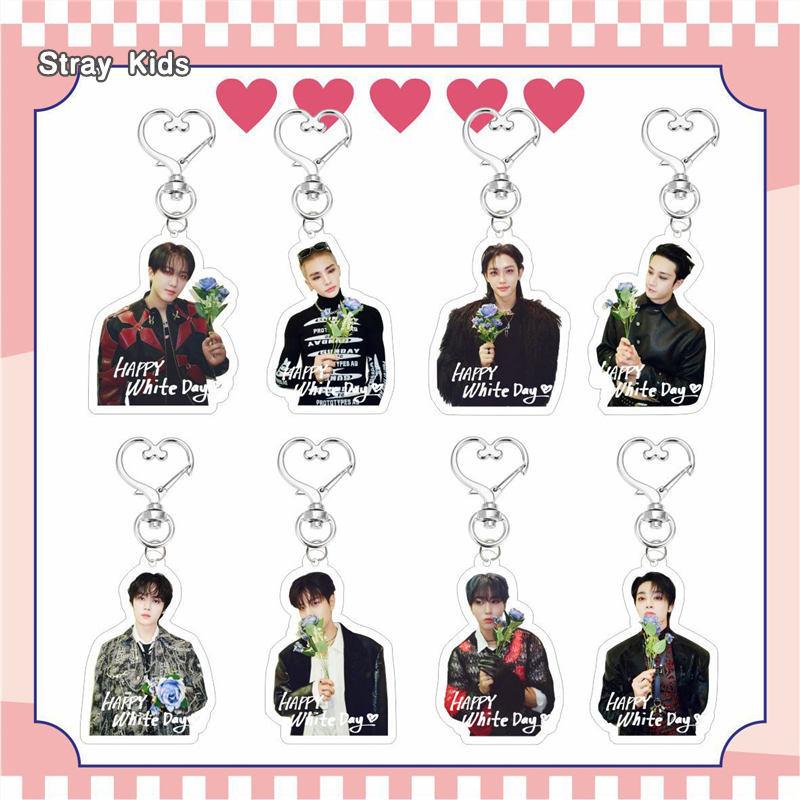 2番目半額 Stray Kidsグッズ アクリル キーリング SKZ ストレイキッズ