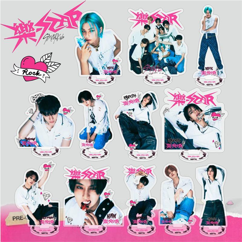 2番目半額 Stray Kidsグッズ 樂-STAR アクリルスタンド 写真立て 卓上