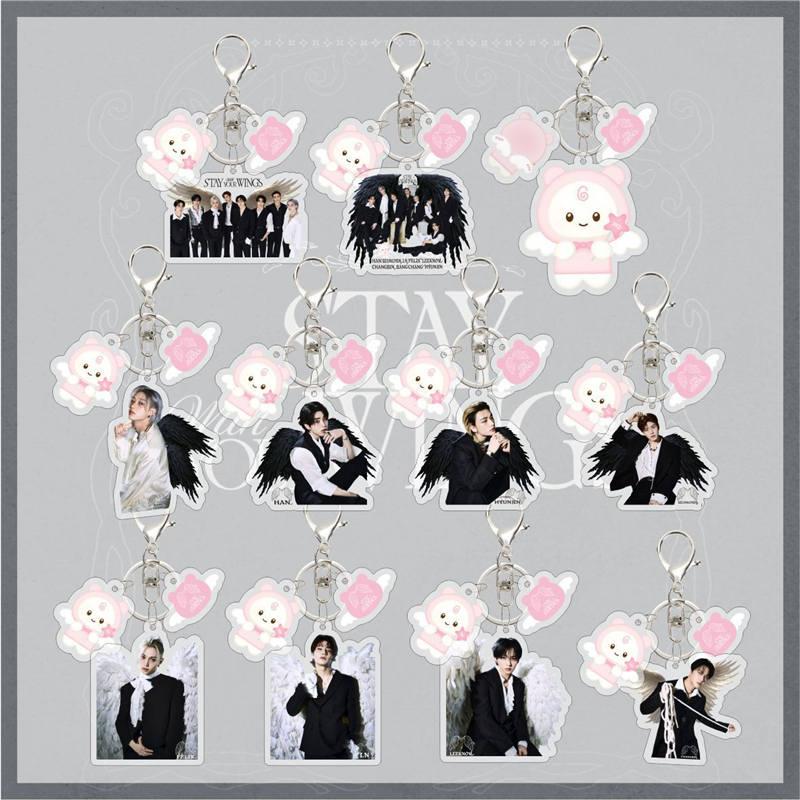 2番目半額 Stray Kidsグッズ SKZ キーリング STAY WITH YOUR WINGS
